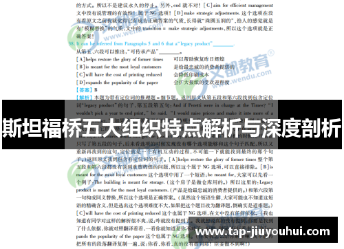 斯坦福桥五大组织特点解析与深度剖析